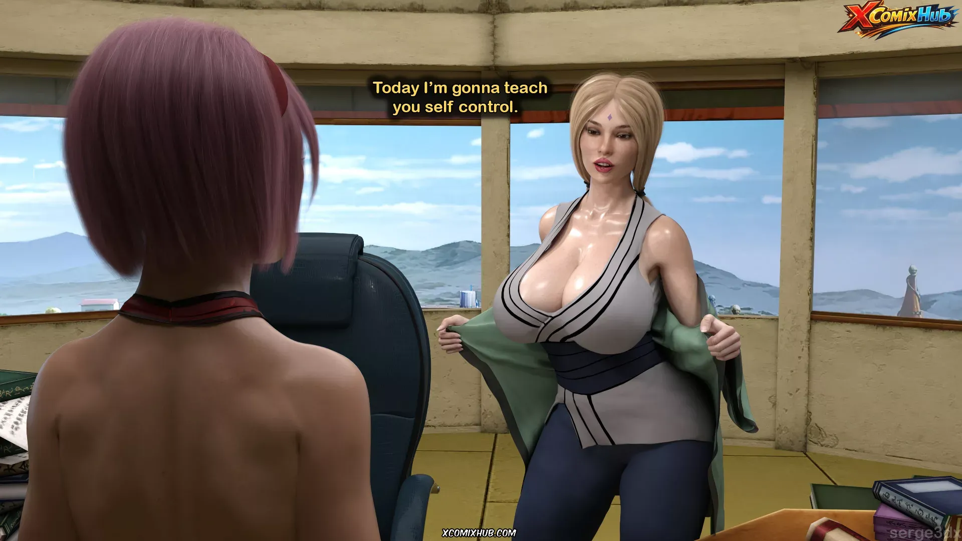 Training Tsunade Serge3dx 067 Comic Page 67